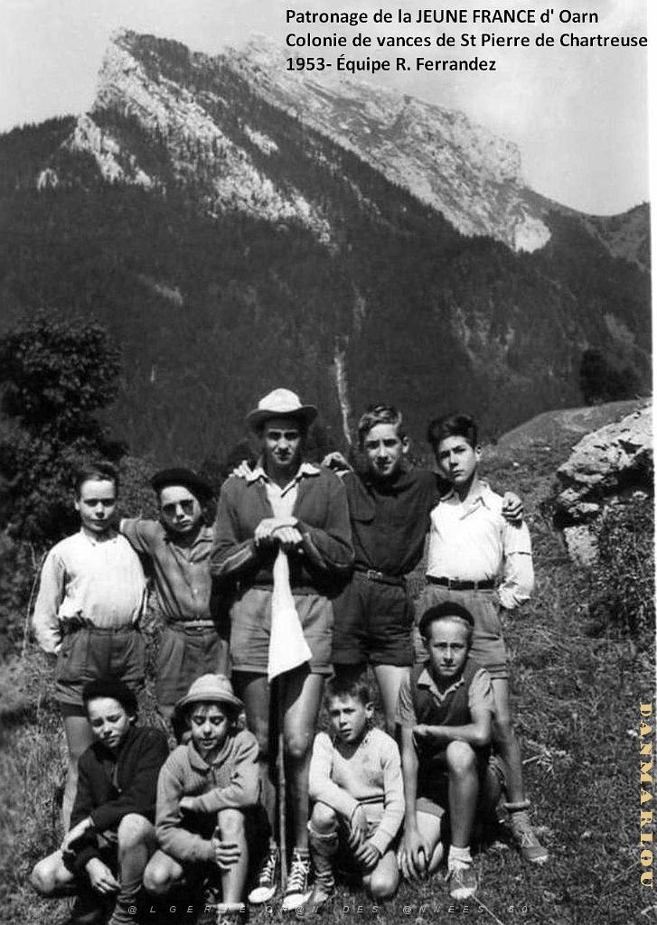 COLO JEUNE FRANCE 1953 equipe R. Ferrandez.jpg